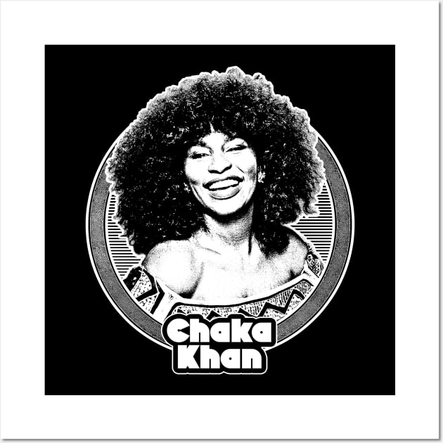 Chaka Khan //// Retro Style Fan Art Design Wall Art by DankFutura